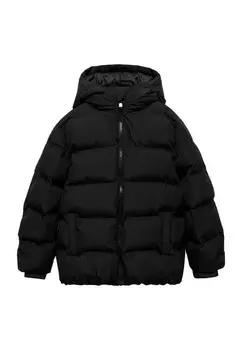 Зимняя куртка AFRICA Mango Kids, черный