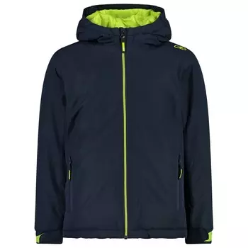 Зимняя куртка Cmp Boy's Fix Hood Ripstop, цвет Black Blue