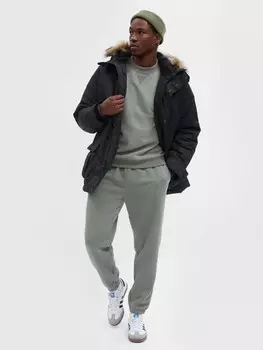 Зимняя куртка coldcontrol с капюшоном Gap, черный