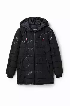 Зимняя куртка Desigual Winter Jacket Arhus, черный