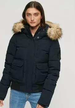 Зимняя куртка EVEREST PUFFER Superdry, синий