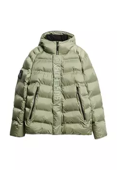 Зимняя куртка GRAPHIC PUFFER Superdry, зеленый