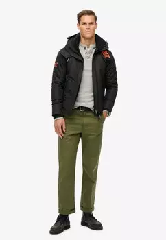 Зимняя куртка HOODED MOUNTAIN Superdry, черный