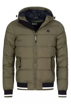 Зимняя куртка INDICODE JEANS Bacon, оливковое