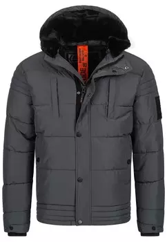 Зимняя куртка INDICODE JEANS Blaise, серый