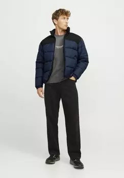 Зимняя куртка JJMOON PUFFER Jack & Jones, темно-синий