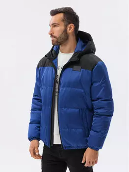 Зимняя куртка regular fit Ombre, синий