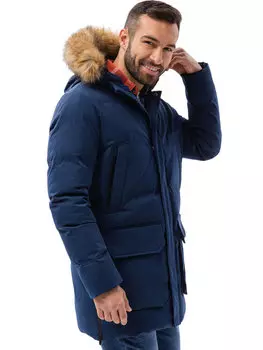 Зимняя куртка regular fit Ombre, синий