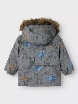Зимняя куртка SCHNEEJACKE Name it, серый