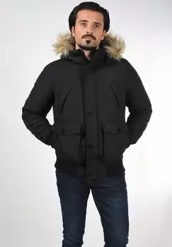 Зимняя куртка Solid, черный