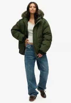 Зимняя куртка Superdry, зеленый