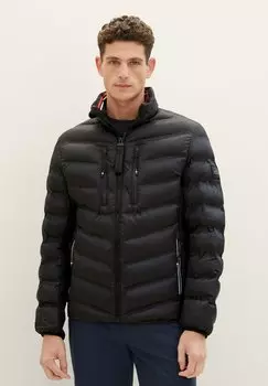 Зимняя куртка TOM TAILOR, черный