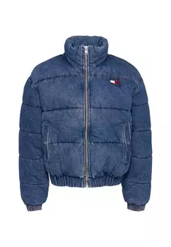 Зимняя куртка Tommy Jeans, синий деним