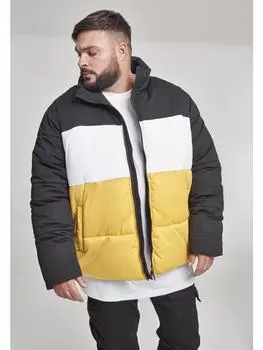 Зимняя куртка Urban Classics, цвет blk/chromeyellow/wht