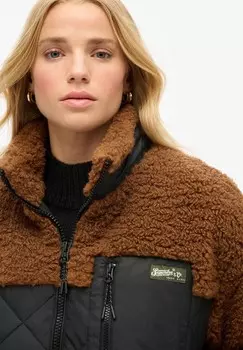 Зимняя куртка WORKWEAR HYBRID Superdry, коричневый