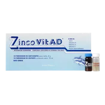 Zinc Vit для взрослых, 10 +10 флаконов, добавка цинка и витамина D Kanter Pharma
