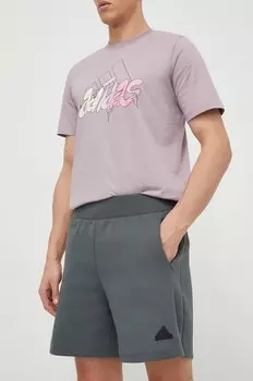 ЗНЕ шорты adidas, серый