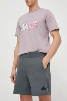 ЗНЕ шорты adidas, серый