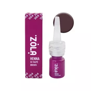 Zola 03 Тауп-коричневая хна для бровей, 5 г