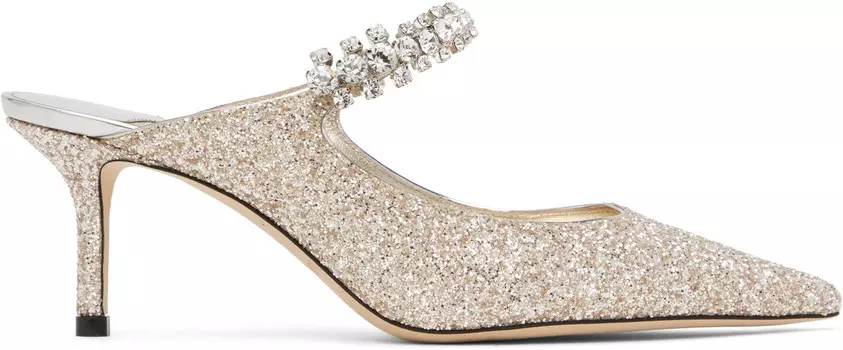 Золотые Bing 65 Мюли Jimmy Choo