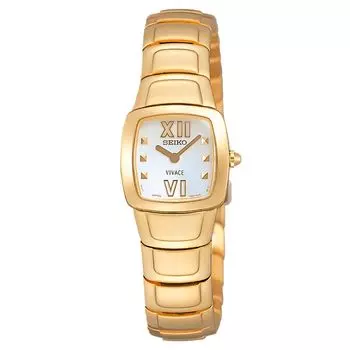 Золотые часы из нержавеющей стали Seiko