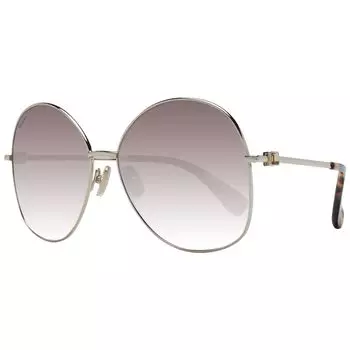 Золотые женские солнцезащитные очки Max Mara