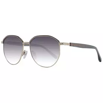 Золотые женские солнцезащитные очки Ted Baker