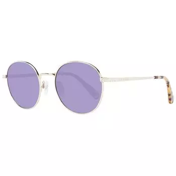 Золотые женские солнцезащитные очки Ted Baker