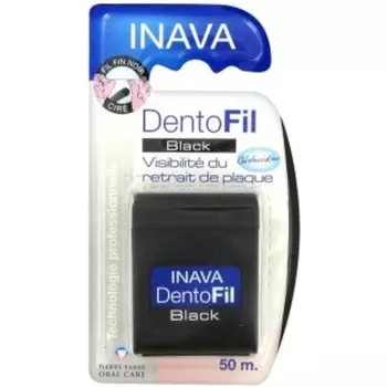 Зубная нить черная Inava