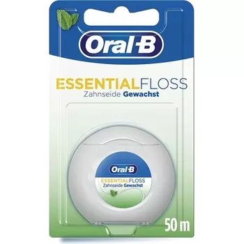 Зубная нить Essentialfloss с мятным воском, 50 м, Oral-B