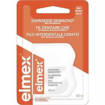Зубная нить вощеная Elmex