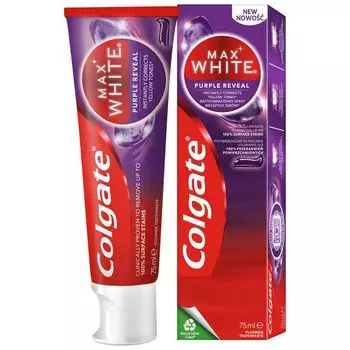 Зубная паста, 75 мл Colgate Max white purple reveal