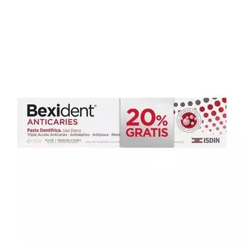 Зубная паста Bexident Anticaries Triple Accin Pasta Dentfrica Isdin, 125