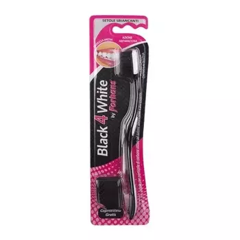 Зубная щетка Black 4White с частицами активированного угля Forhans