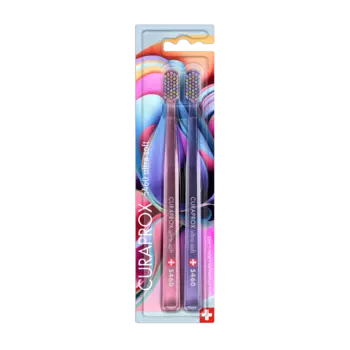 Зубная щетка Curaprox Colorful Curls, 2 шт/1 упаковка