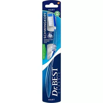 Зубная щетка Dr. Best с жесткой щетиной и качающейся головкой, Dr.Best
