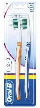 Зубная щетка Oral-B 1-2-3 Twin Зубная щетка 2 шт., Braun Oral- B
