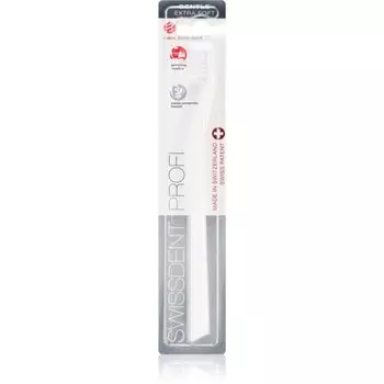 Зубная щетка Swissdent Profi Gentle экстрамягкая белая 1 шт.