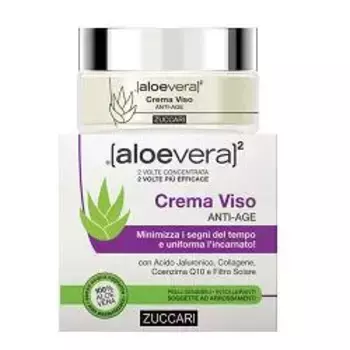 Zuccari Aloevera2 Увлажняющий антивозрастной крем для лица 50 мл