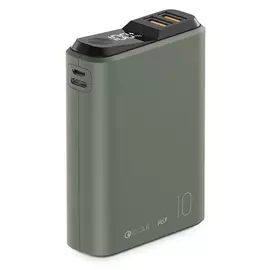 АКБ портативный 10000mAh зеленый Olmio QS-10 QC 3.0 18W