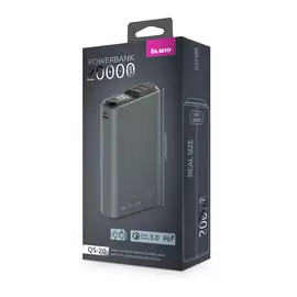 АКБ портативный 20000mAh зеленый Olmio QS-20 QC 3.0 18W