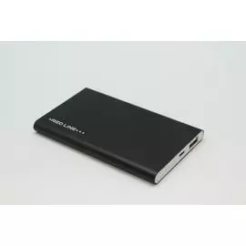 АКБ портативный 3000mAh черный Red Line J03 металл