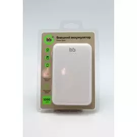 АКБ портативный 5000mAh белый BB 007-001