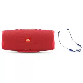 Акустическая система JBL Charge 4 красная+подарок JBLT110BT