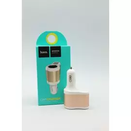 АЗУ 2 USB 2,1A HOCO UC206 с прикуривателем