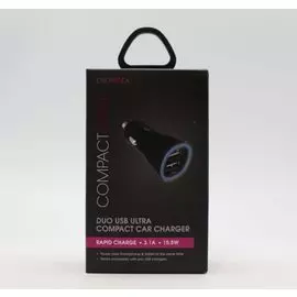 АЗУ 2 USB 3,1A EnergEA QC черное