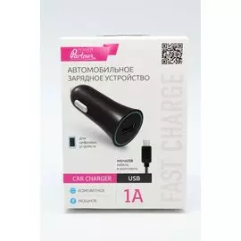 АЗУ USB 1A + кабель micro USB Partner