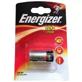 Батарейка A Литиевая CR123A 3V 1шт Energizer