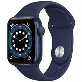 Часы Apple Watch Series 6 40mm алюминий синие синий спортивный ремешок GPS