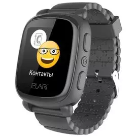 Часы детские Elari KidPhone 2 черные